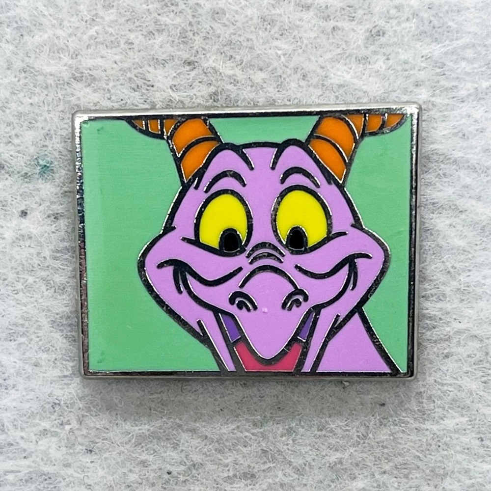 🔮 5/$25 Disney Figment Close-Up Head On Pin
